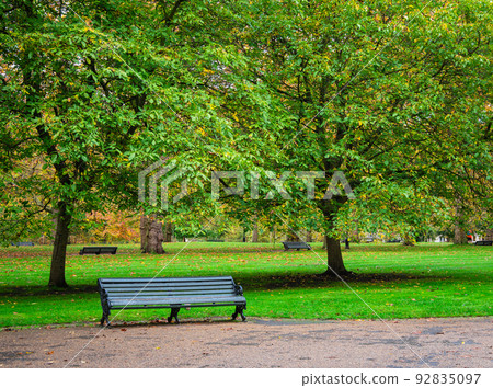 秋天的倫敦早晨公園 秋天的倫敦早晨公園 92835097