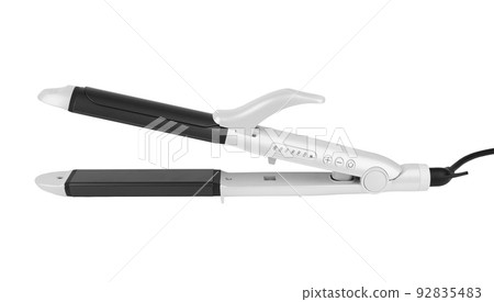 Hair straightener isolated 92835483