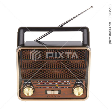 Radio retro portable receiver 92835492