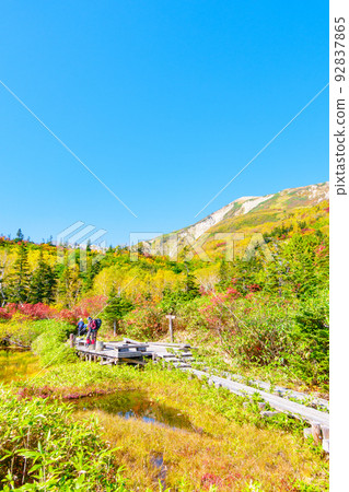Tsugaike Nature Park (Autumn): Mosen Pond 92837865