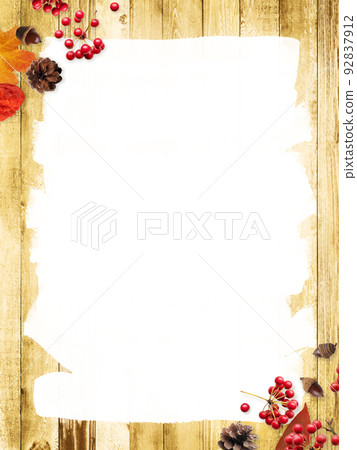 帶有秋天意象的素材 92837912