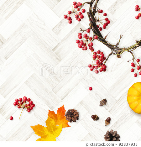 Material with the image of autumn Material with the image of autumn 92837933