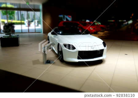 Miniature diorama style photo Nissan Headquarters Showroom Fairlady Z 92838110
