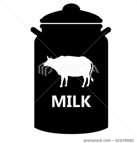milk can icon on white background. milk jug sign. milk urn symbol. flat style. milk can icon on white background. milk jug sign. milk urn symbol. flat style. 92839080