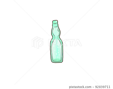 Ramune in a transparent bottle Ramune in a transparent bottle 92839711