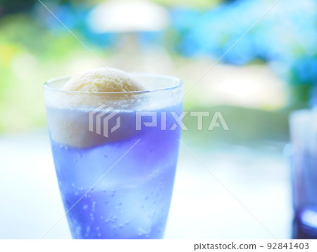 Hydrangea-colored cream soda scenery 92841403