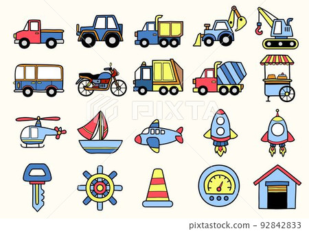 vehicles icon object vector illustration for banner 92842833