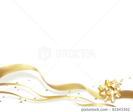 仿古豪華閃閃發光的鉑金絲帶和禮品框背景材料 仿古豪華閃閃發光的鉑金絲帶和禮品框背景材料 92843302