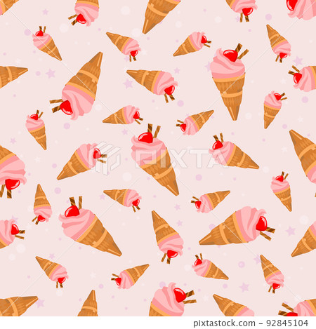 Strawberry ice cream with candies wallpaper Strawberry ice cream with candies wallpaper 92845104