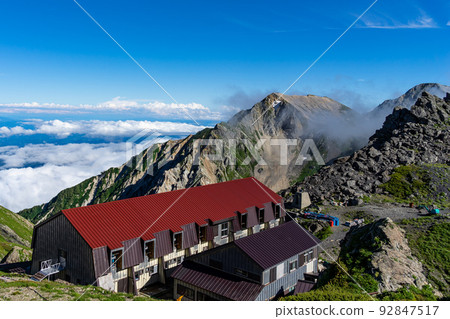 Shiroumadake山頂小屋和Shakushidake山 92847517