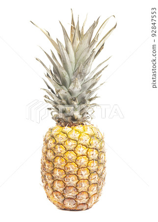 Pineapple isolated on a white background 92847553