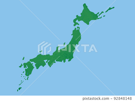 Map of Japan  92848148