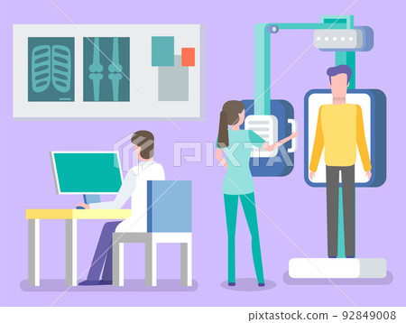 Doctors with Patient Healthcare Hospital Radiology 92849008