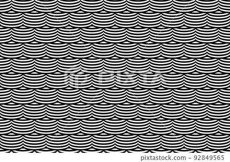 Optical illusion seamless pattern. Vector stripped seamless texture duotone. Abstract geometric texture. Optical illusion seamless pattern. Vector stripped seamless texture duotone. Abstract geometric texture. 92849565