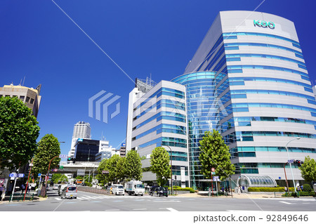 Scenery around Kayabacho Station in Tokyo 92849646