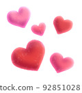 three-dimensional heart 92851028
