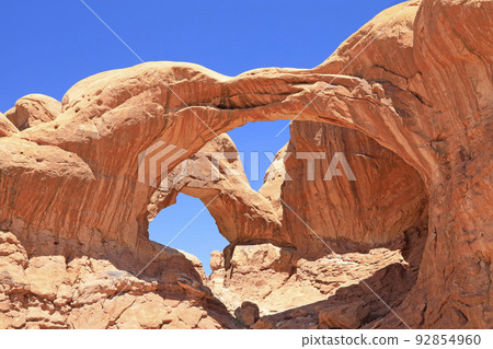 Double Arch in Arches National Park, Utah, USA Double Arch in Arches National Park, Utah, USA 92854960