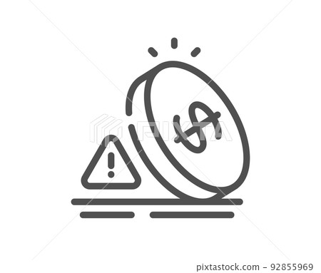 Warning Inflation Sign Inflation Warning Sign Stock Vector Illustration Of Text Car