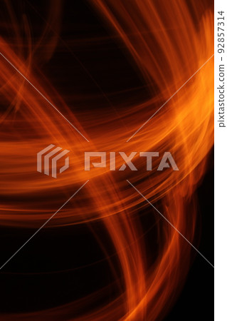 abstract fire flames lines on black background abstract fire flames lines on black background 92857314