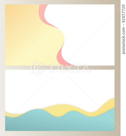 Ground and Sky with Clouds, Mountains Hills Set Ground and Sky with Clouds, Mountains Hills Set 92857720