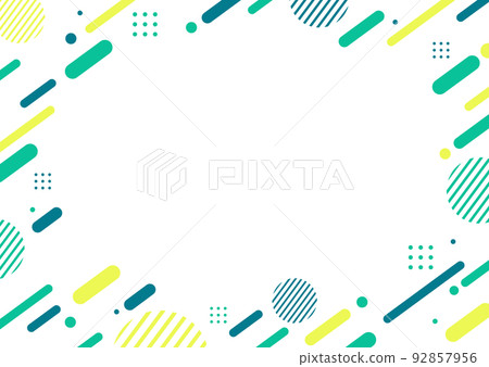 綠色幾何圖案背景素材 綠色幾何圖案背景素材 92857956