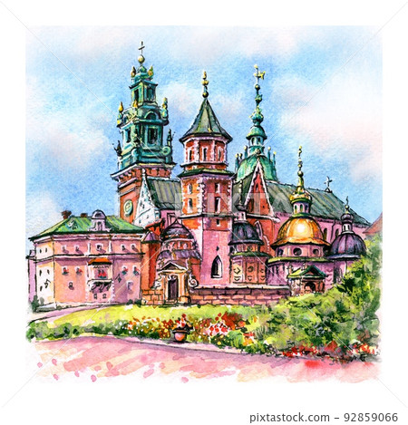 Wawel castle in Krakow, Poland 92859066