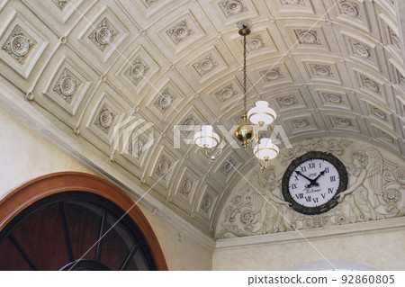 巴黎通道拱廊購物街風光 巴黎通道拱廊購物街風光 92860805