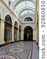 Paris Passage arcade shopping street scenery 92860850