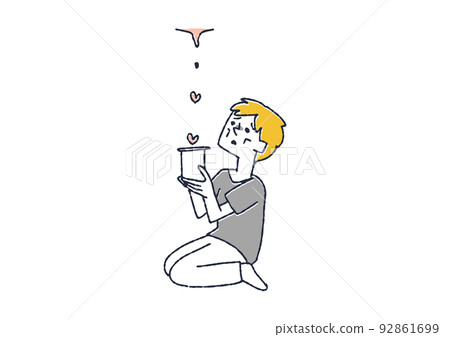 A man who is hungry for love, people who are worried about their mental health A man who is hungry for love, people who are worried about their mental health 92861699