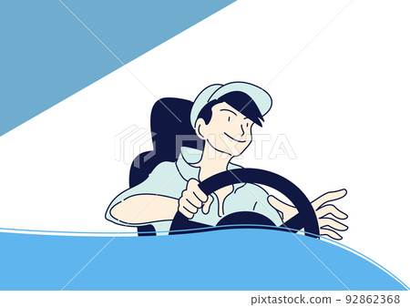 driver with a smile 92862368