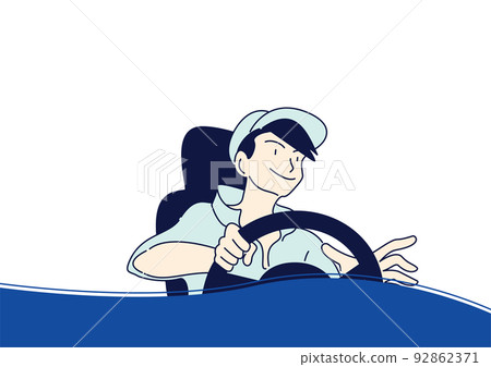 driver with a smile 92862371