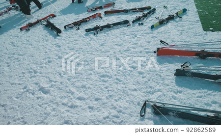 滑雪 寒冬 冬天 92862589