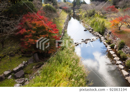Manose River Autumn Iwaya Park 92863194