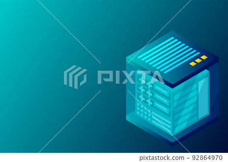 Mainframe, powered server, high technology concept, data center, cloud data storage Mainframe, powered server, high technology concept, data center, cloud data storage 92864970