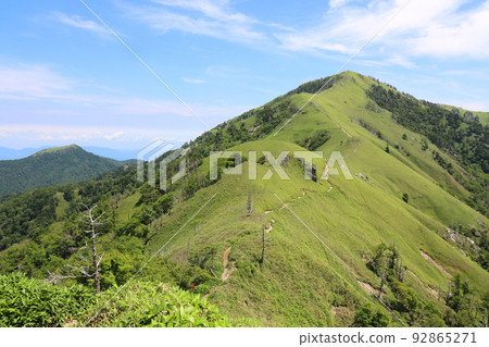 拍攝於日本百座名山之一的德島縣鶴木山 92865271