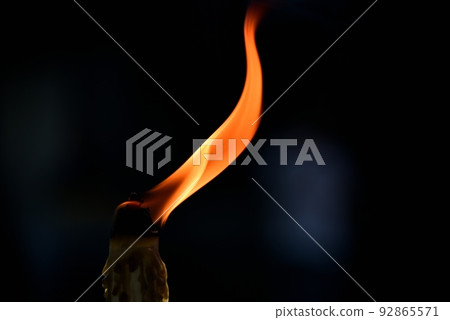 Candle flame prayer 92865571