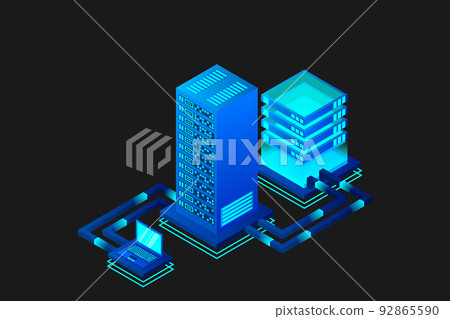 Transfer of user data to the server. Data hosting. Data flow. Data storage. Server. Digital space. Data center. Big Data. Technology Transfer of user data to the server. Data hosting. Data flow. Data storage. Server. Digital space. Data center. Big Data. Technology 92865590