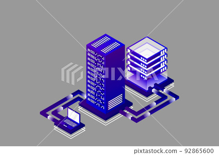 Transfer of user data to the server. Data hosting. Data flow. Data storage. Server. Digital space. Data center. Big Data. Technology Transfer of user data to the server. Data hosting. Data flow. Data storage. Server. Digital space. Data center. Big Data. Technology 92865600