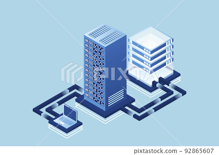 Transfer of user data to the server. Data hosting. Data flow. Data storage. Server. Digital space. Data center. Big Data. Technology Transfer of user data to the server. Data hosting. Data flow. Data storage. Server. Digital space. Data center. Big Data. Technology 92865607