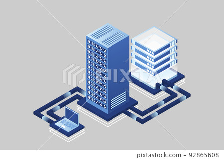 Transfer of user data to the server. Data hosting. Data flow. Data storage. Server. Digital space. Data center. Big Data. Technology Transfer of user data to the server. Data hosting. Data flow. Data storage. Server. Digital space. Data center. Big Data. Technology 92865608