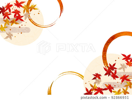Autumn Japanese background (autumn leaves) 2022-3 Autumn Japanese background (autumn leaves) 2022-3 92866931