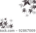 Maple background material 92867009