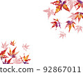 Maple background material 92867011