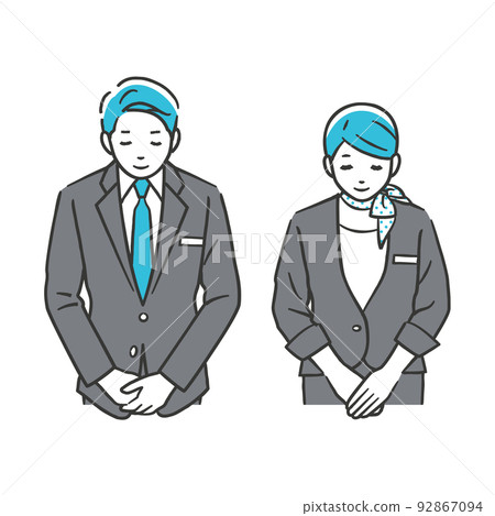 Bowing concierge 92867094