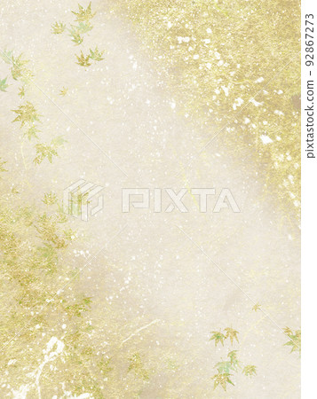 Refined Japanese paper with scattered gold leaf Refined Japanese paper with scattered gold leaf 92867273