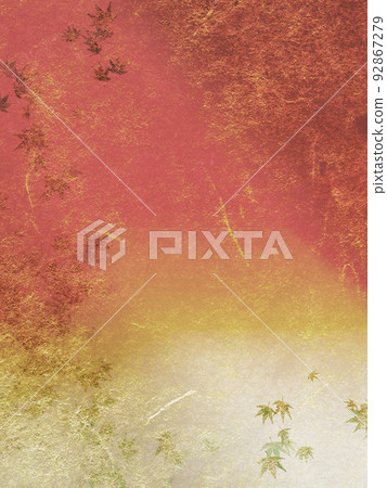 散落金箔的精製日本紙 92867279