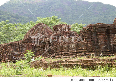 Scenery of the ruins of My Son, Vietnam Scenery of the ruins of My Son, Vietnam 92867913