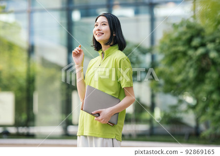 caregiver female portrait caregiver female portrait 92869165