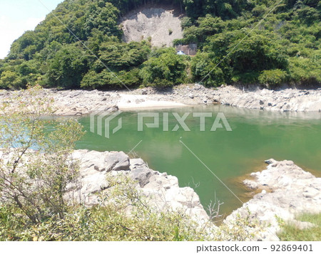 山間河流及對岸土石流/堤壩 | 泥沙相關災害及河川管理圖片 92869401