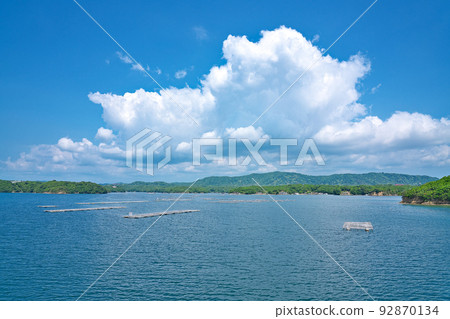 【從Kashikojima España Cruise遊船遠眺英虞灣】三重縣志摩市英虞町神明 92870134